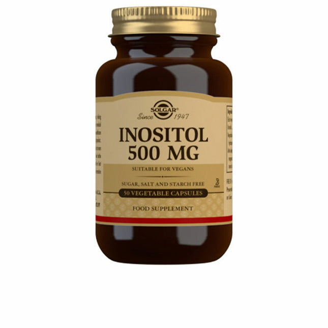 Solgar Inositol Solgar E1449 50 Capsules 500 Mg 50 Stuks