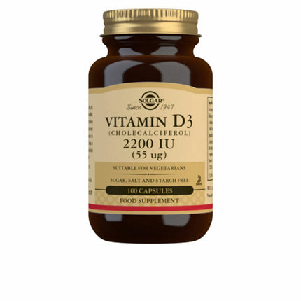Solgar Vitamine D3 (Cholecalciferol) Solgar   100 Stuks