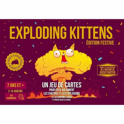 Asmodee Bordspel Asmodee Exploding Kittens: Festive Edition