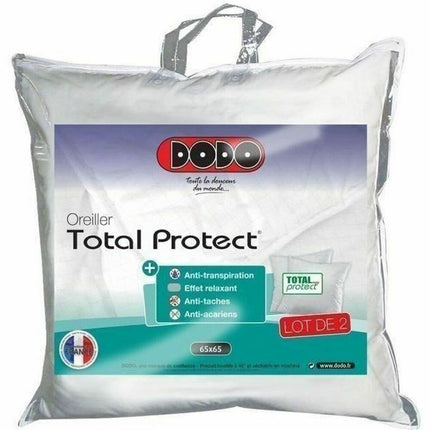 Dodo Kussen Dodo Total Protect Wit 65 X 65 Cm (2 Stuks)