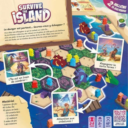 Asmodee Bordspel Asmodee Survive The Island