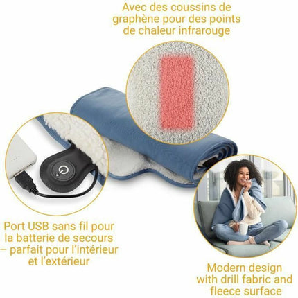 Medisana Elektrisch Kussen Voor Nek En Rugpijn Medisana Ol 850 Blauw 10 W