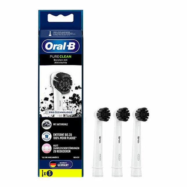 Oral-B Borstel Vervanger Oral-B Pure Clean 3 Stuks