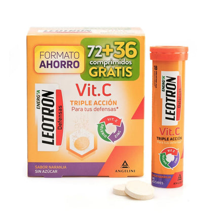 Leotron Voedingssupplement Leotron Vitamine C 108 Stuks