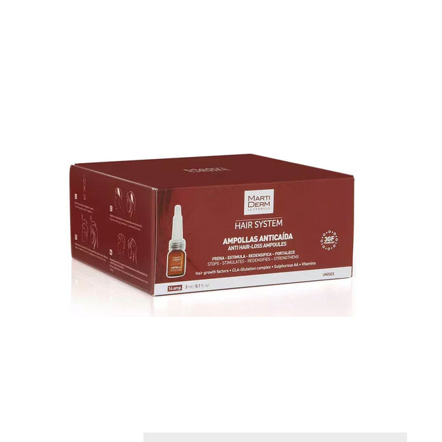 Martiderm Anti-Haarverlies Ampullen Martiderm Hair System 3 Ml 14 Stuks