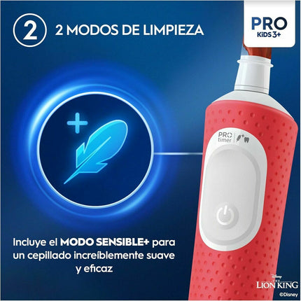 Oral-B Elektrische Tandenborstel Oral-B Rey Leon Rood Multicolour