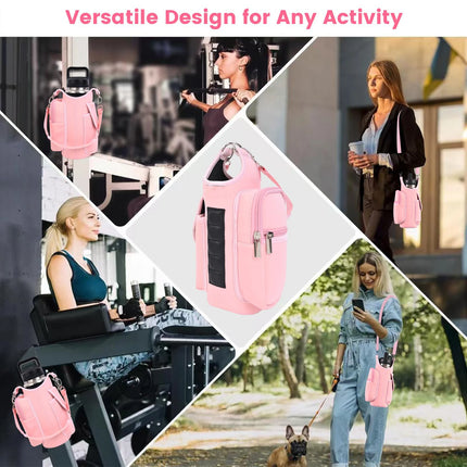 Magnetische Sporttas met Waterflessendrager met Verstelbare Schouderriem voor Gym & Outdoor