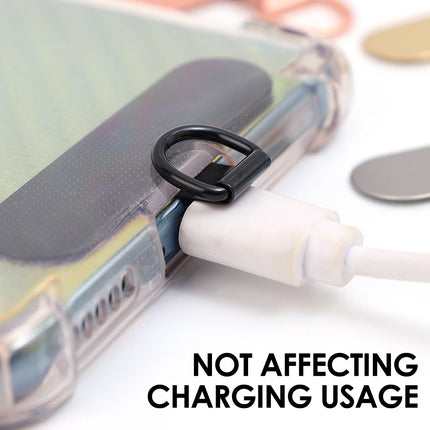 Universele Metalen Telefoon Tether Tab voor lanyard, keycord of polsbandje