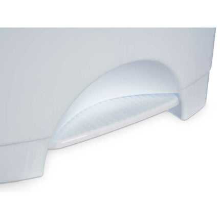 Bigbuy Home Pedaalemmer Wit Plastic 10 L (8 Stuks)