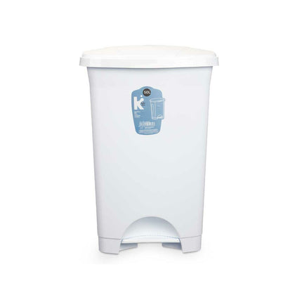 Bigbuy Home Pedaalemmer Wit Plastic 50 L (3 Stuks)