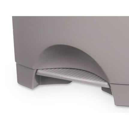 Bigbuy Home Pedaalemmer Grijs Plastic 50 L (3 Stuks)