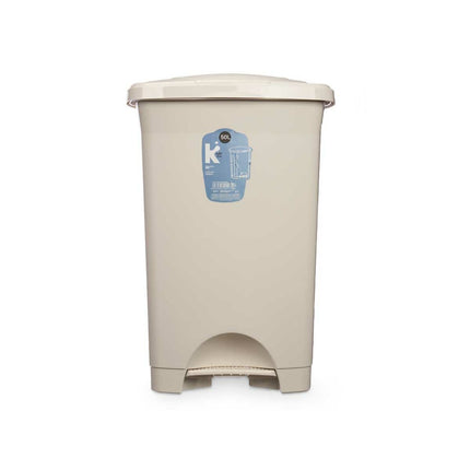 Bigbuy Home Pedaalemmer Beige Plastic 50 L (3 Stuks)