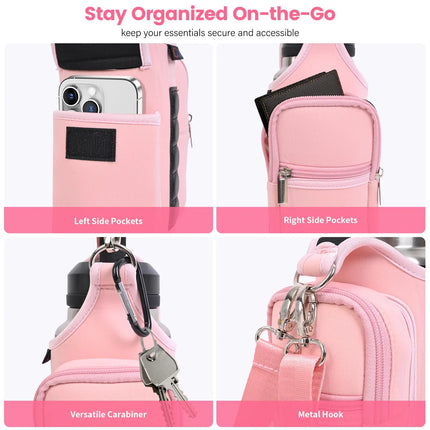 Magnetische Sporttas met Waterflessendrager met Verstelbare Schouderriem voor Gym & Outdoor