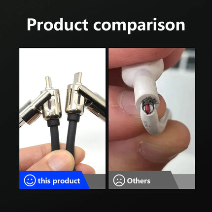 240W 4-in-1 Snellaadkabel – Multifunctionele Silicium USB Kabel – Fast Charging & Data Sync voor iPhone, Samsung, Xiaomi & meer