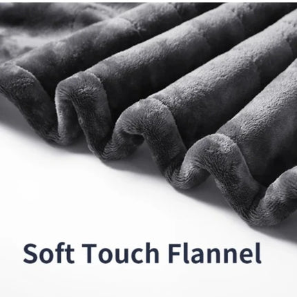 Elektrische Deken 80x140cm – Veilig, Wasbaar & Automatische Uitschakeling – Verwarmde Winter Gooi voor Eenpersoonsbed