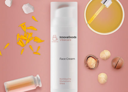 Innovagoods Hydraterende Gezichtscrème Kombucha Vibecare Innovagoods 50 Ml