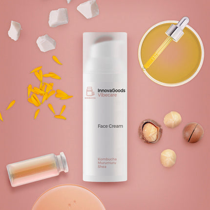Innovagoods Hydraterende Gezichtscrème Kombucha Vibecare Innovagoods 50 Ml